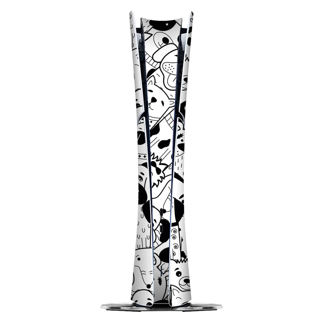 PS5 Slim (Digital Edition) Doodles dog skins