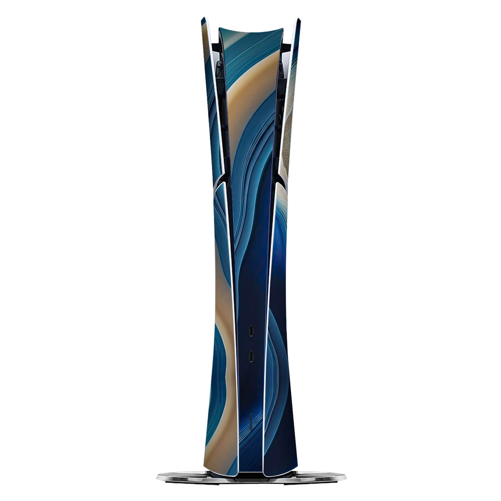 PS5 Slim (Digital Edition) Onyx azure skins