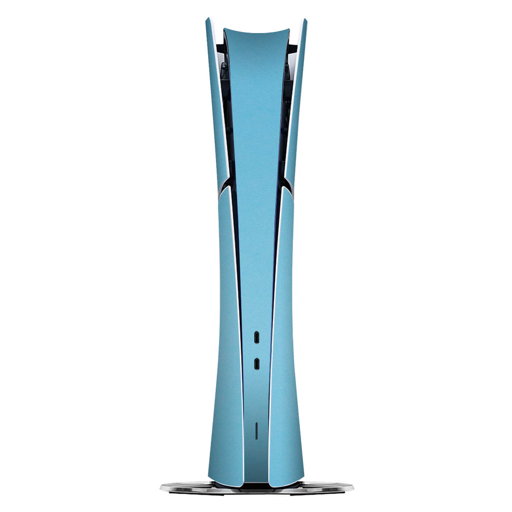 PS5 Slim (Digital Edition) Textured matt light blue skins