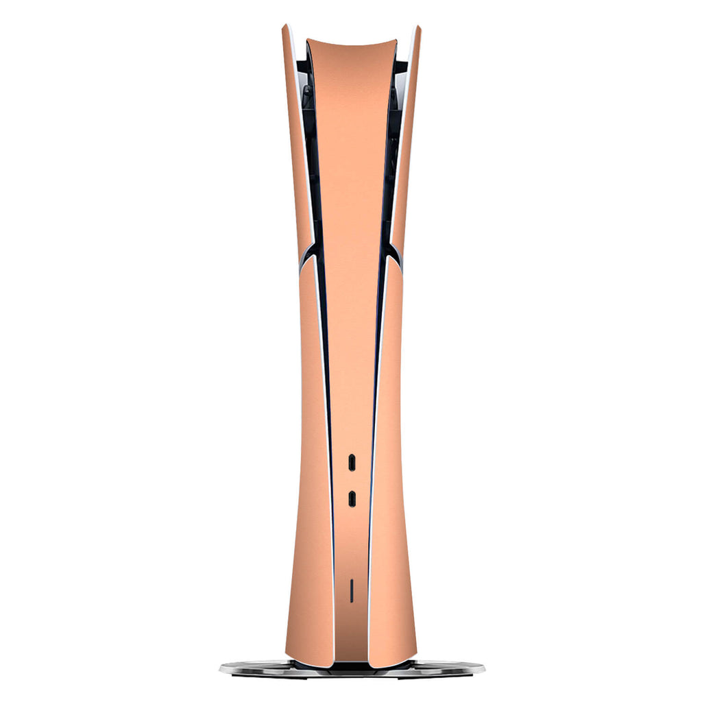 PS5 Slim (Digital Edition) Textured matt peach skins