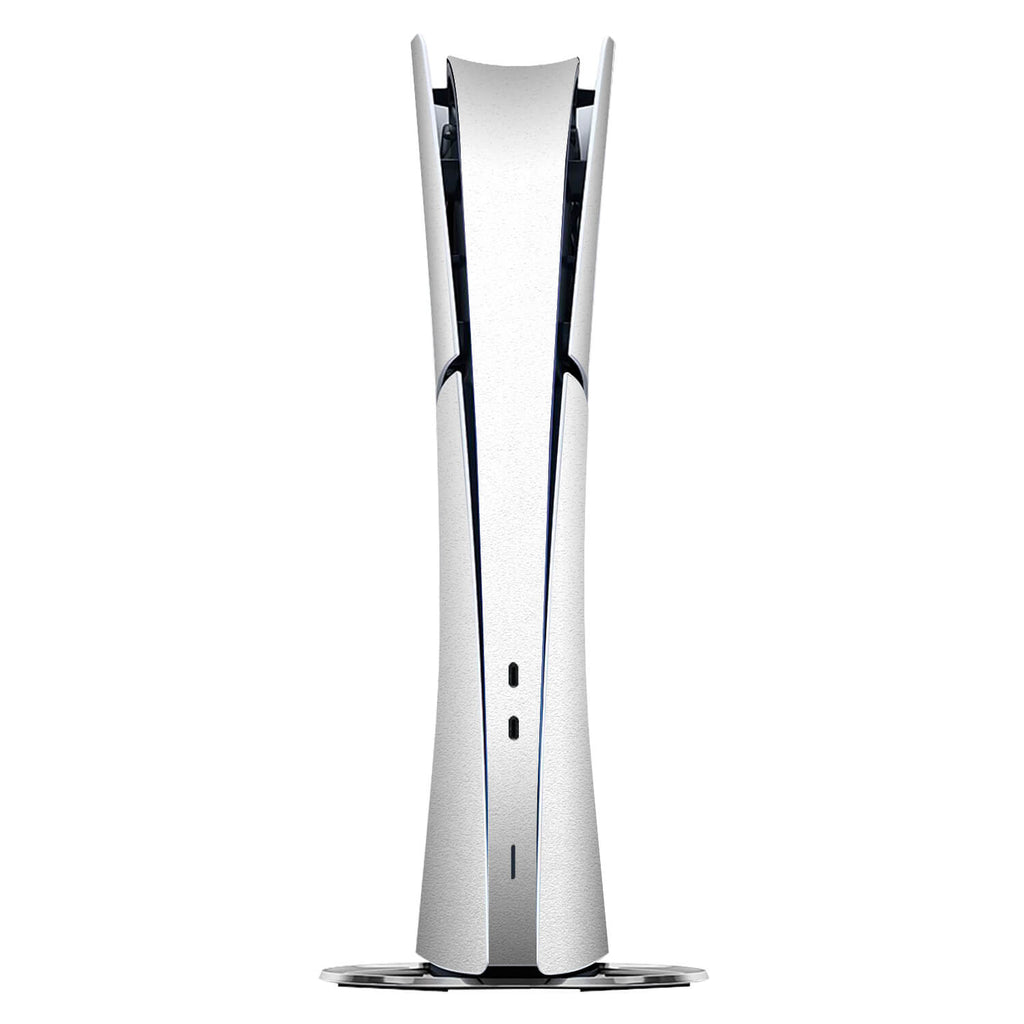 PS5 Slim (Digital Edition) Textured matt white skins