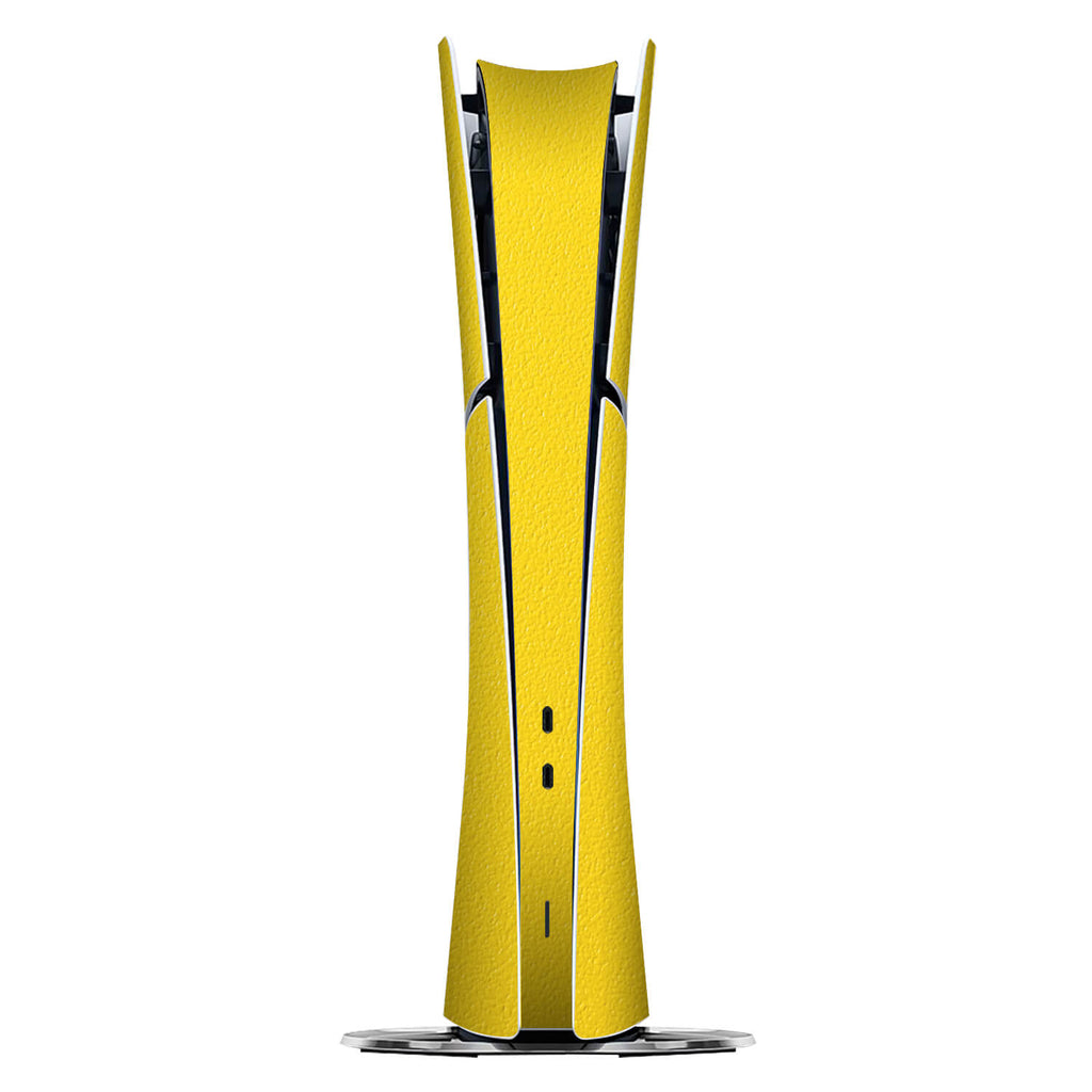 PS5 Slim (Digital Edition) Textured matt yellow skins