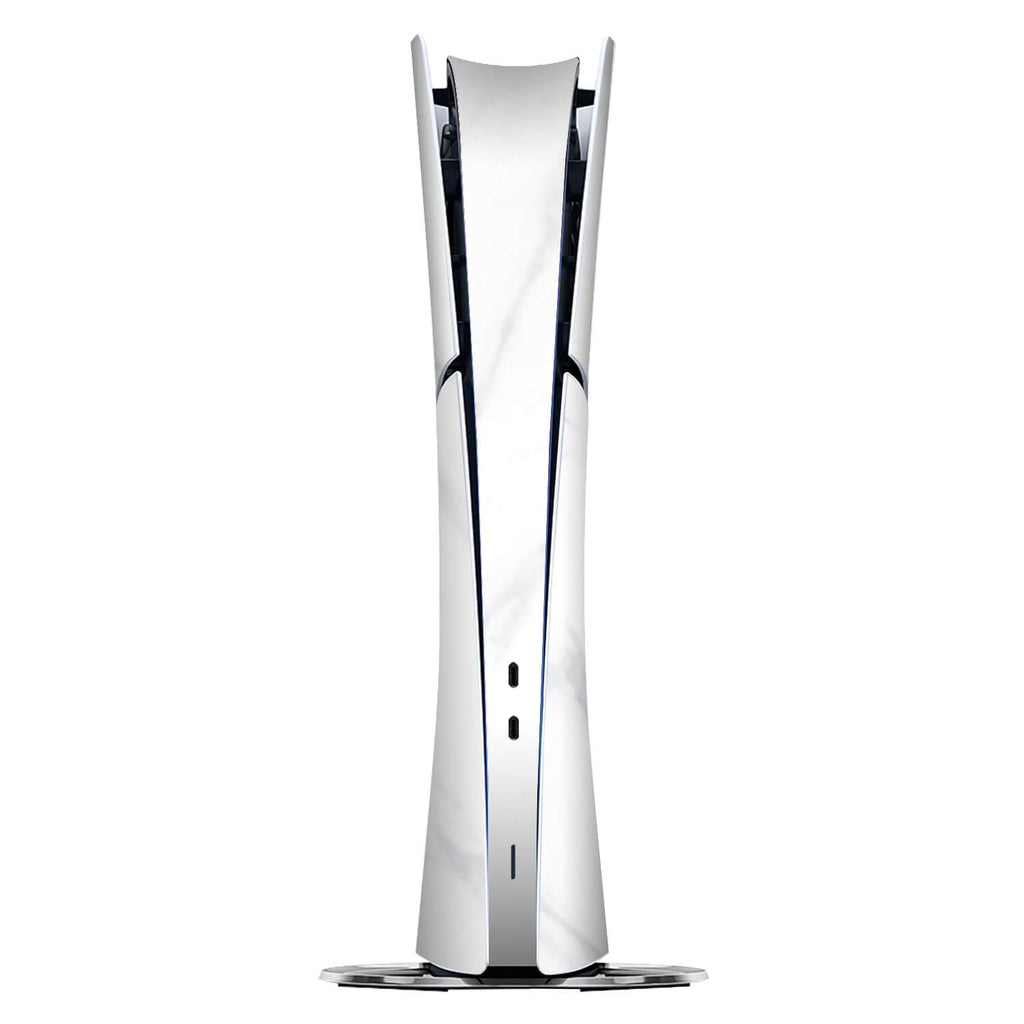 PS5 Slim (Digital Edition) White marble skins