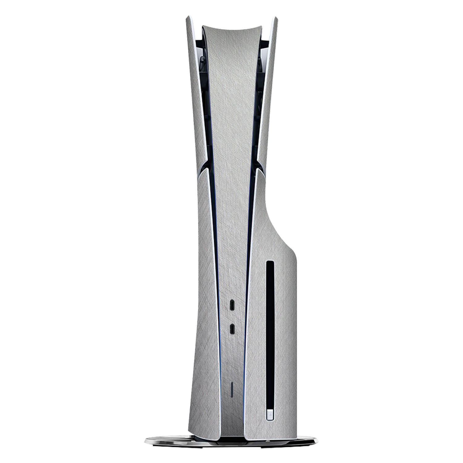 PS5 Slim (Disc Edition) Brushed aluminium skins