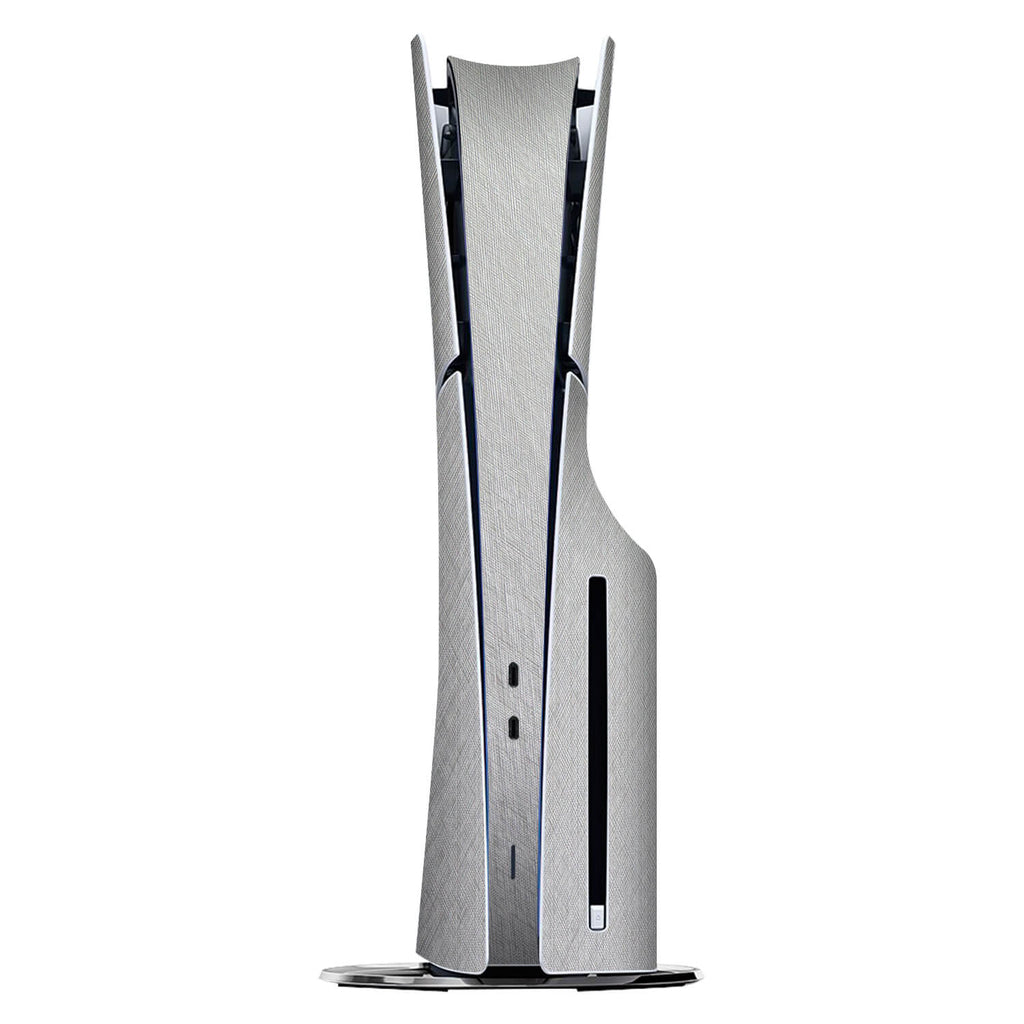 PS5 Slim (Disc Edition) Brushed aluminium skins