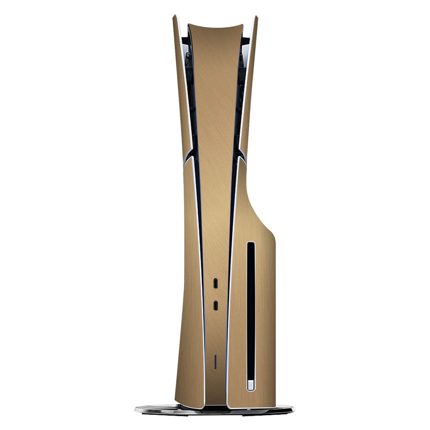PS5 Slim (Disc Edition) Brushed gold skins
