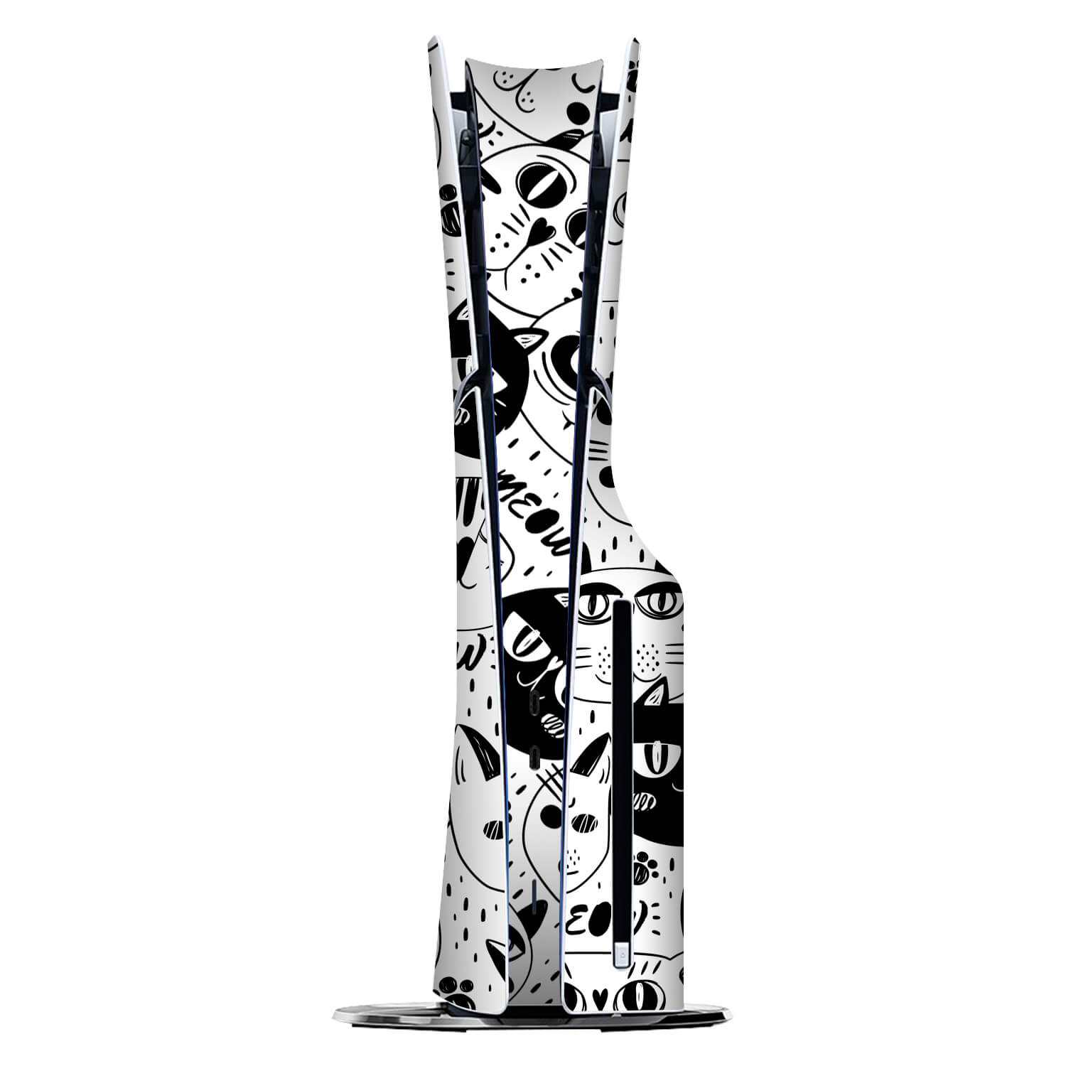 PS5 Slim (Disc Edition) Doodles cat skins