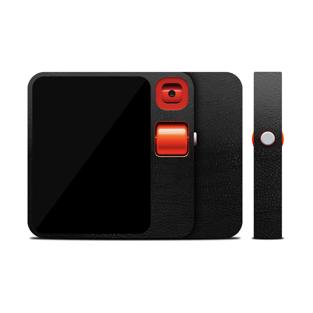 Rabbit R1 Black Leather skin