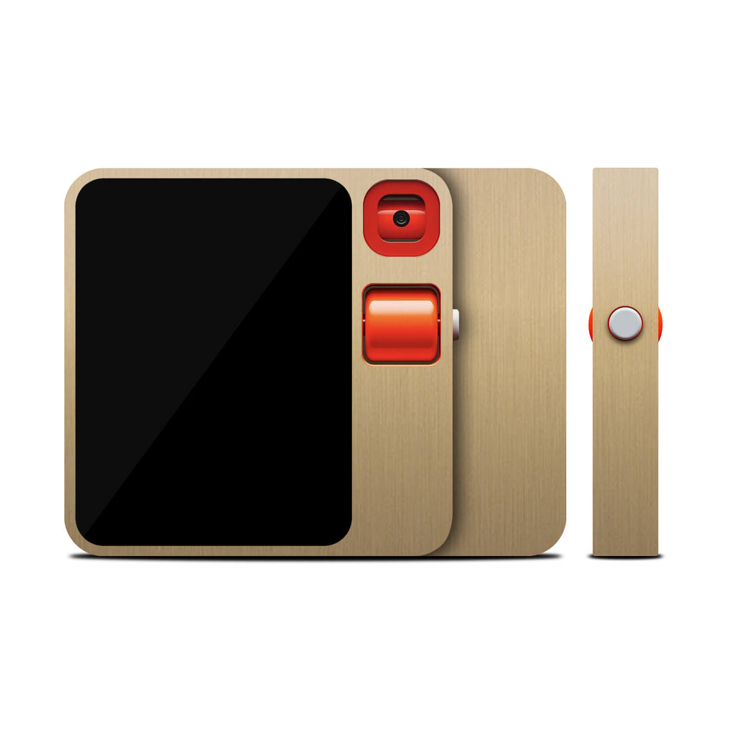 Rabbit R1 Brushed Gold skin