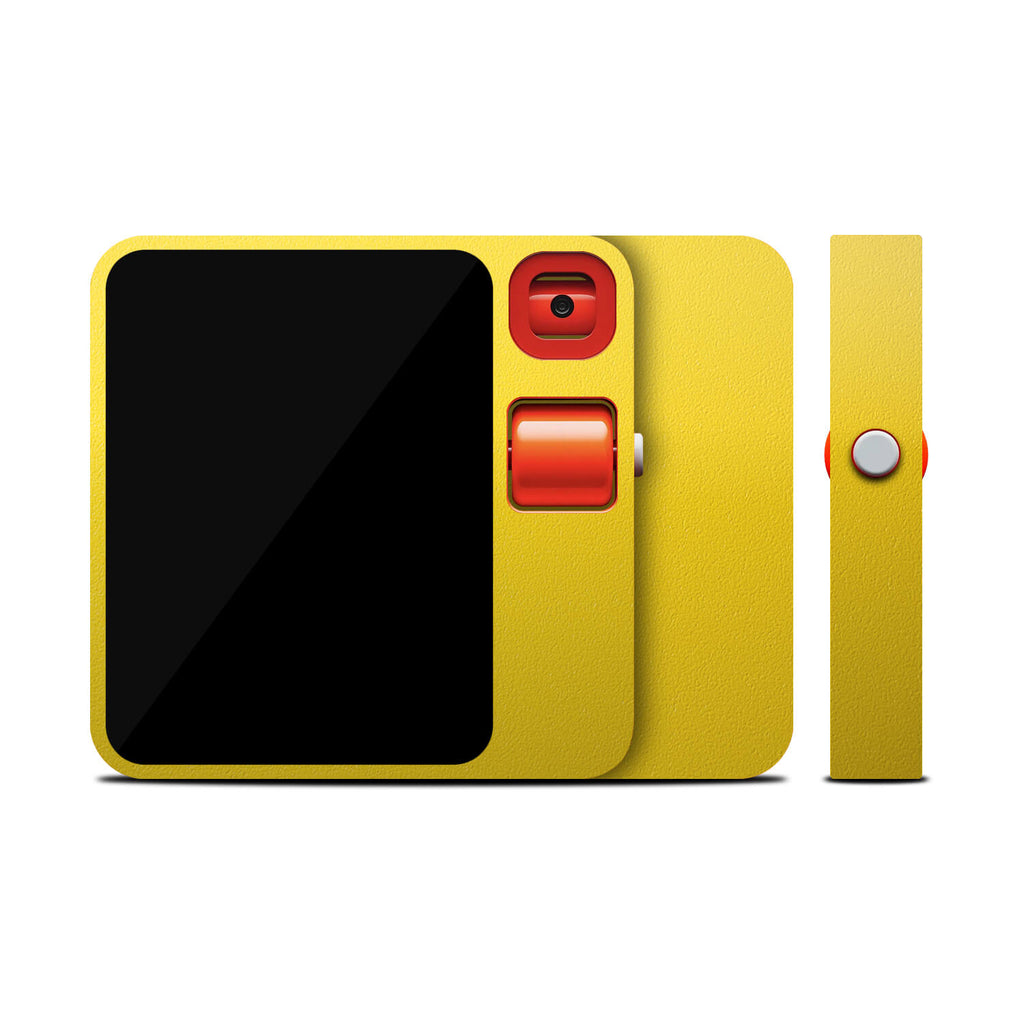 Rabbit R1 Textured Matt Yellow skin