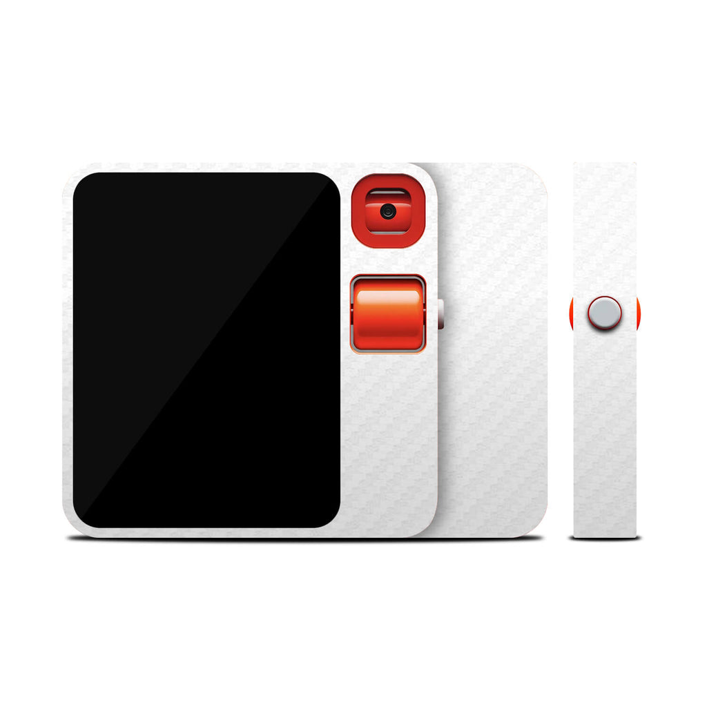 Rabbit R1 White Carbon Fibre skin