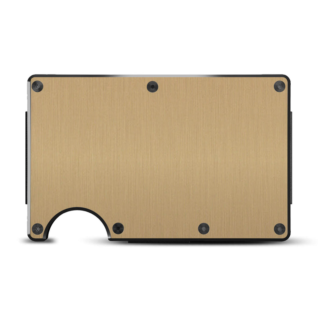 Ridge Wallet Brushed Gold skins