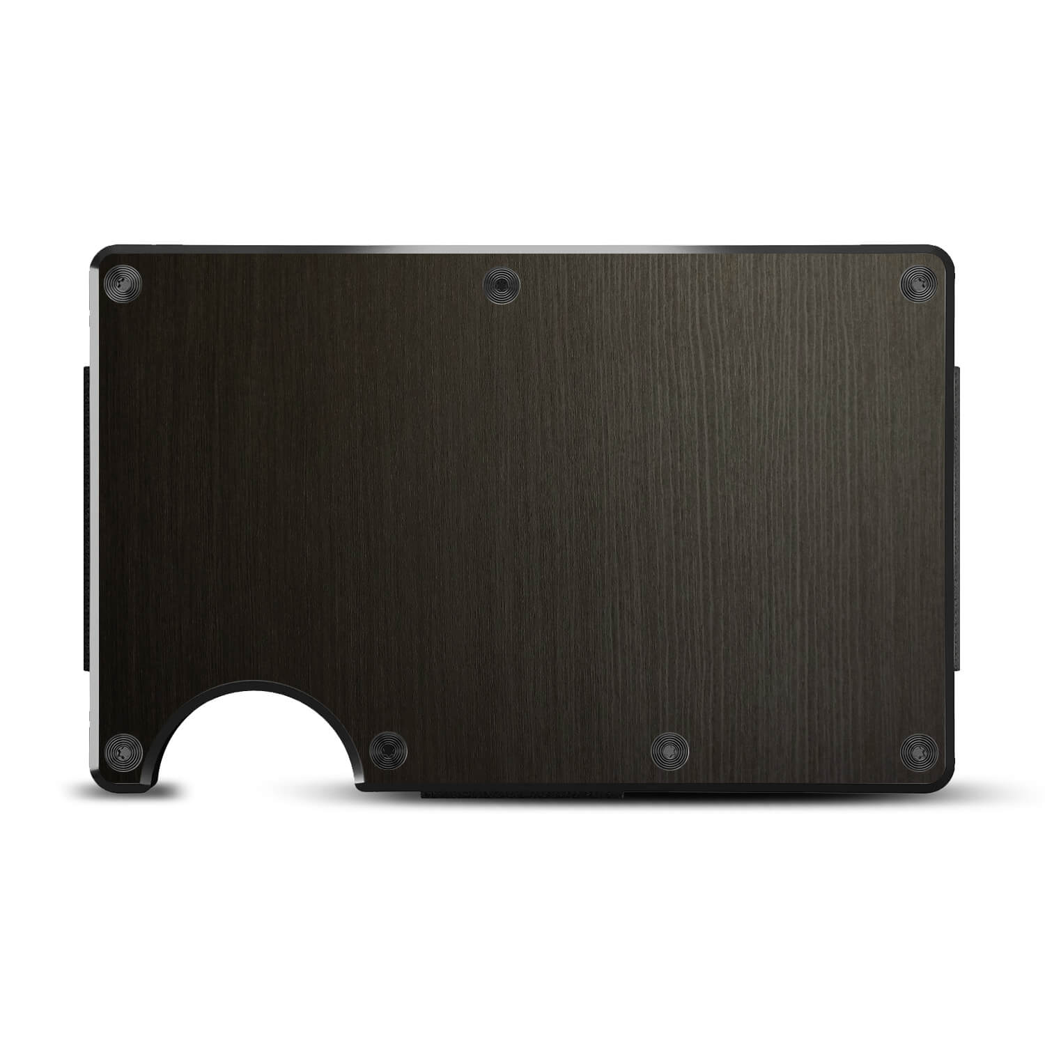 Ridge Wallet Silverblack Wood skins