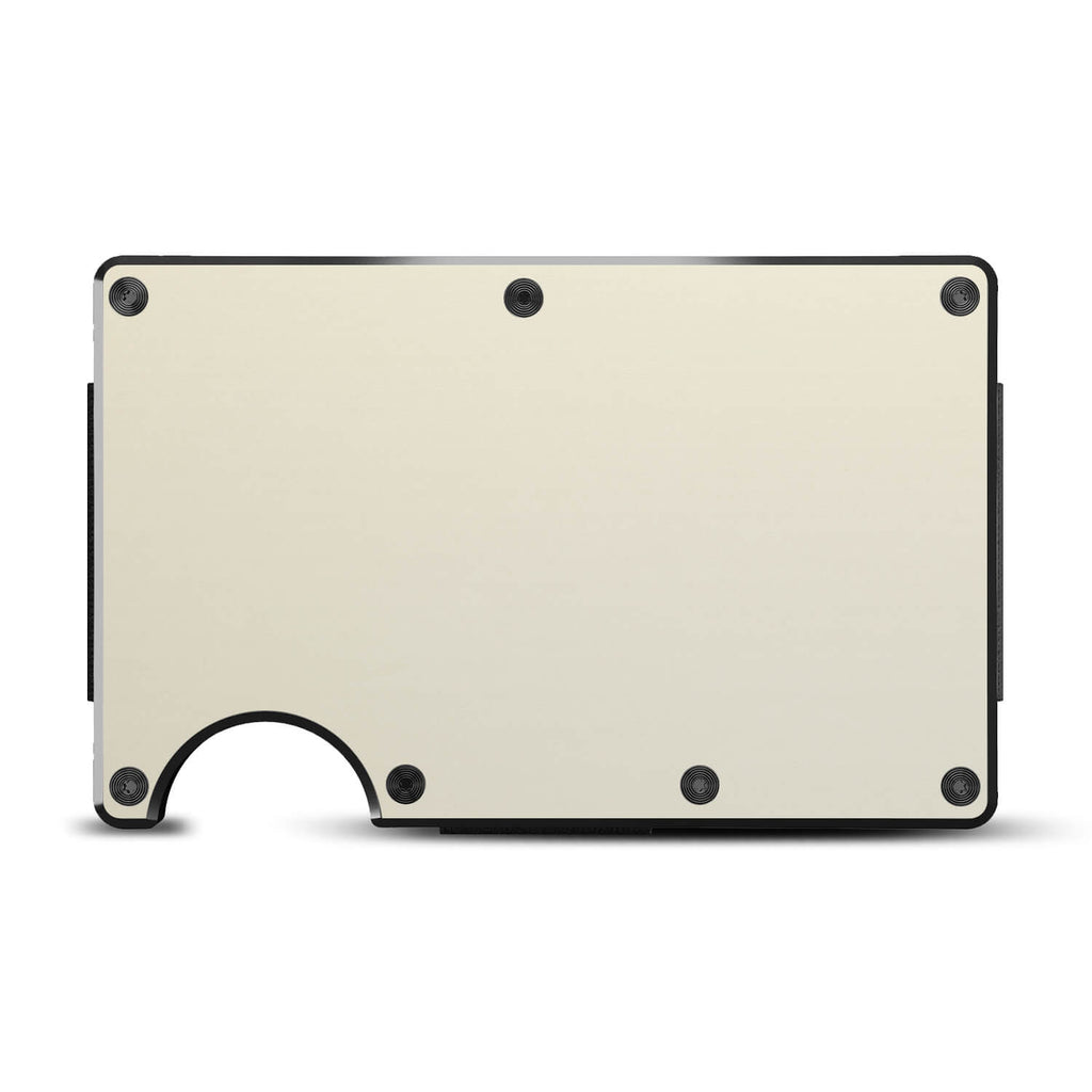 Ridge Wallet Textured Matt Cream skins