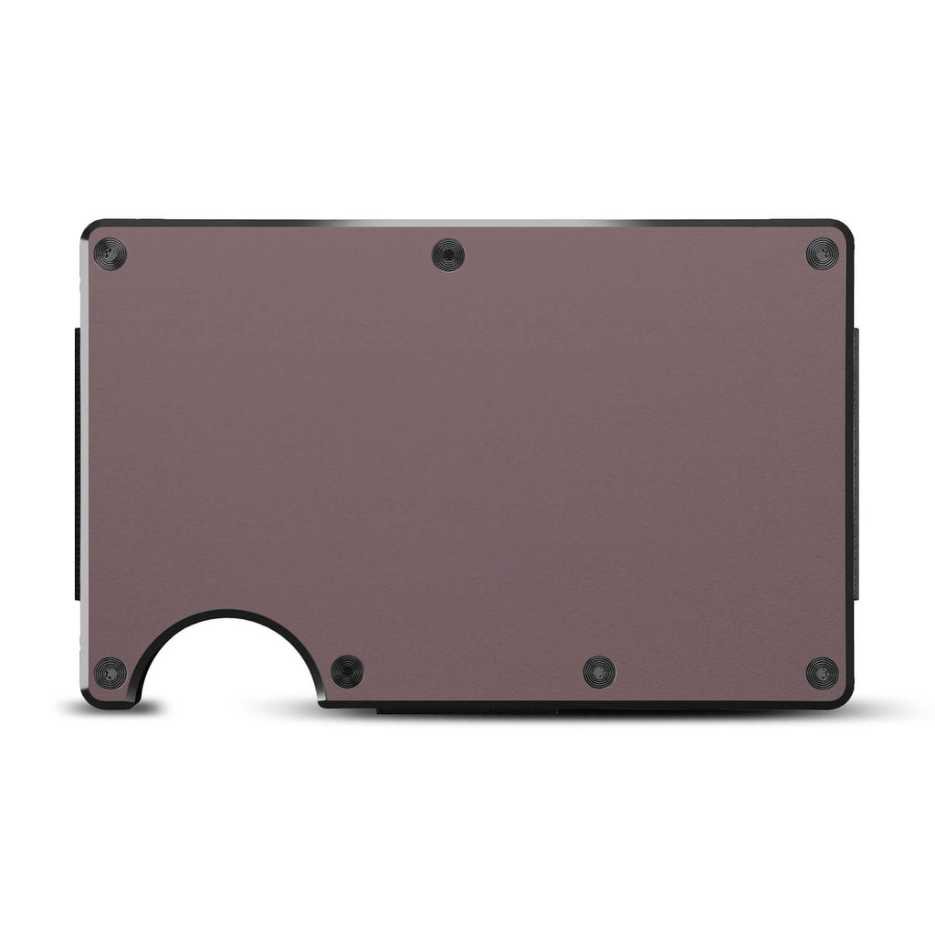 Ridge Wallet Textured Matt Mulberry skins