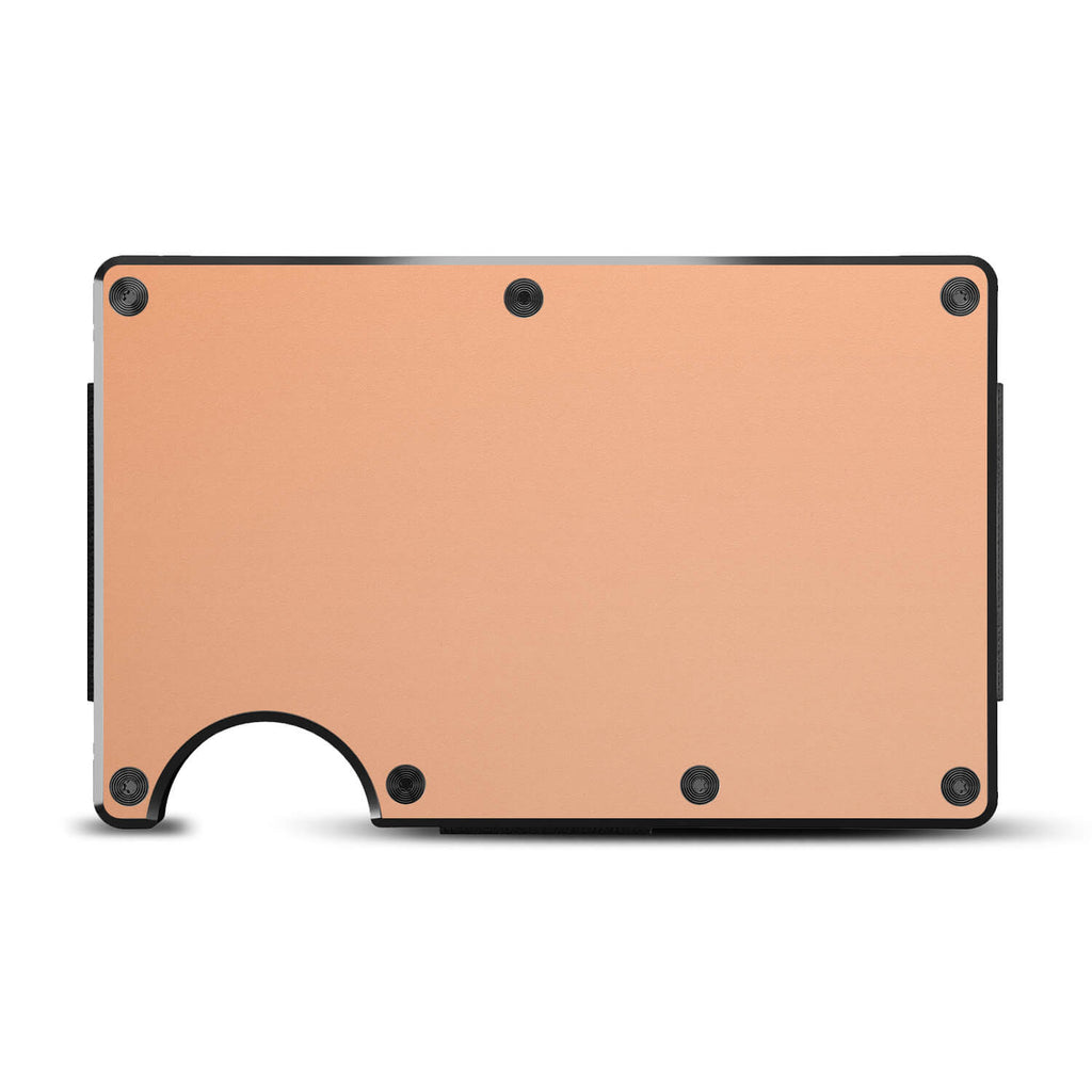 Ridge Wallet Textured Matt Peach skins