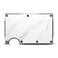 Ridge Wallet White Marble skins