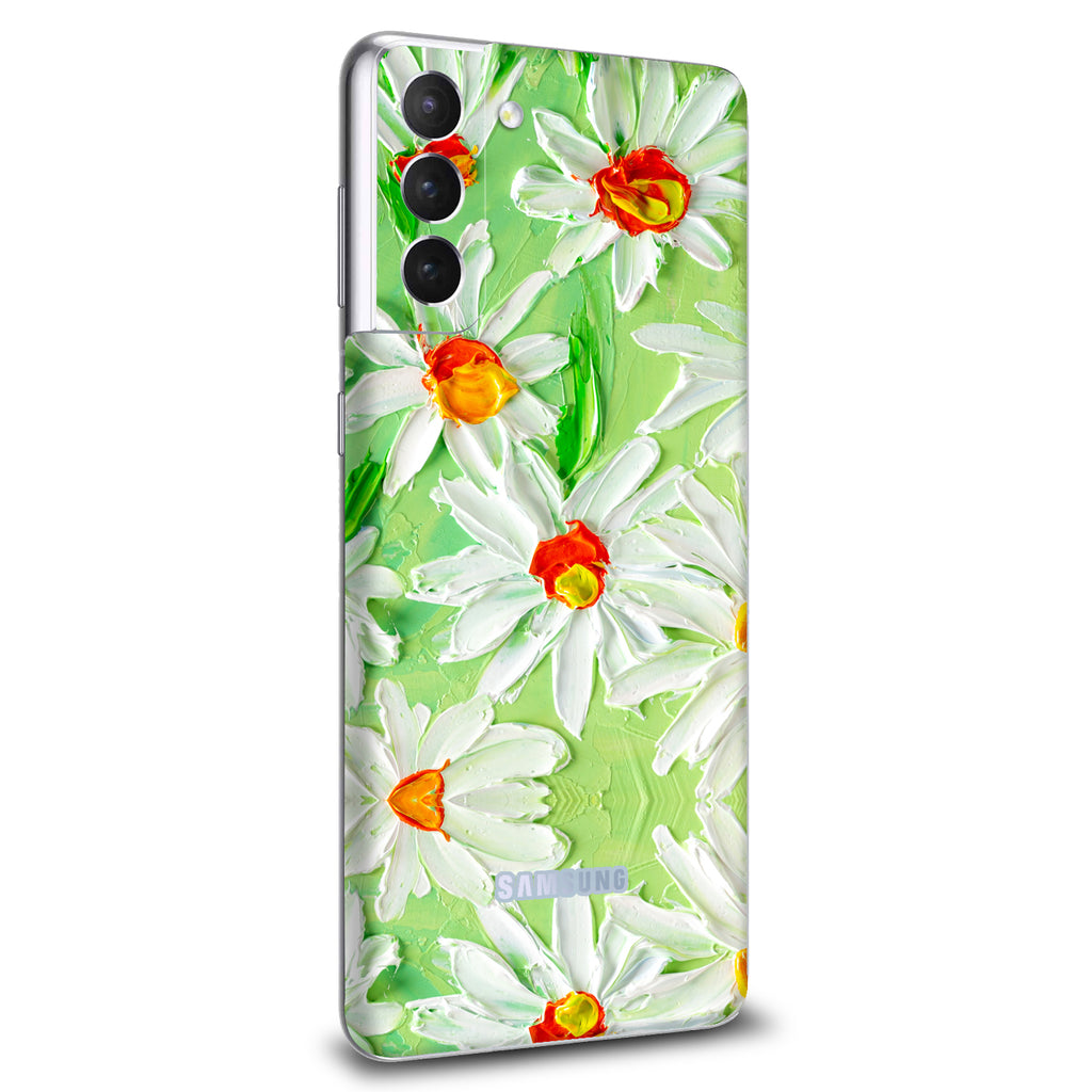 Samsung Galaxy S21 Plus Art Daisy Field skin