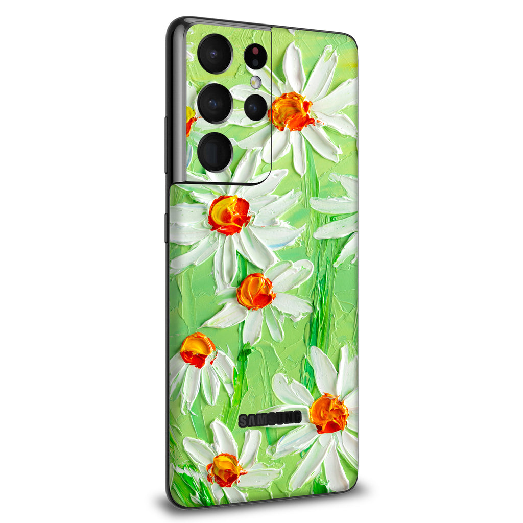 Samsung Galaxy S21 Ultra Art Daisy Field skin