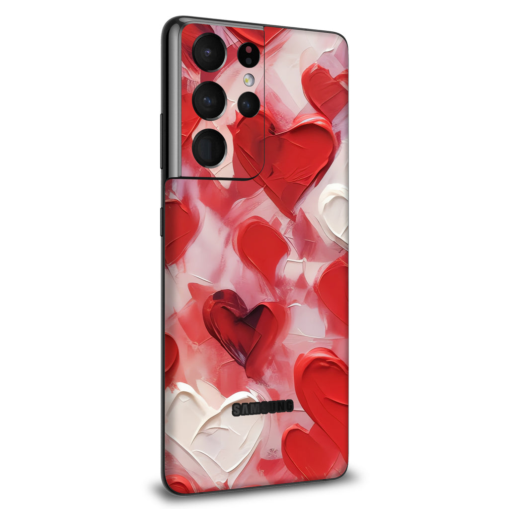 Samsung Galaxy S21 Ultra Art Love Hearts skin