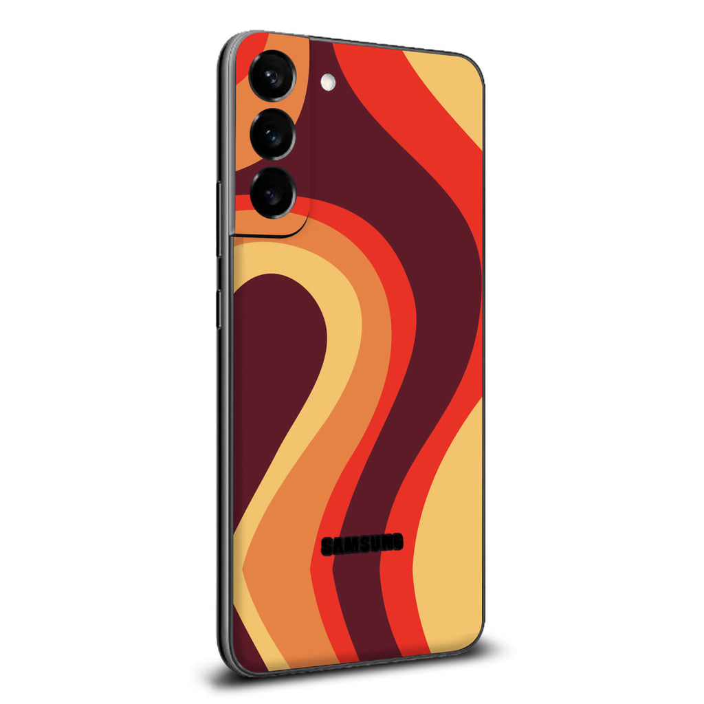 Samsung Galaxy S22 Abstract lava skins