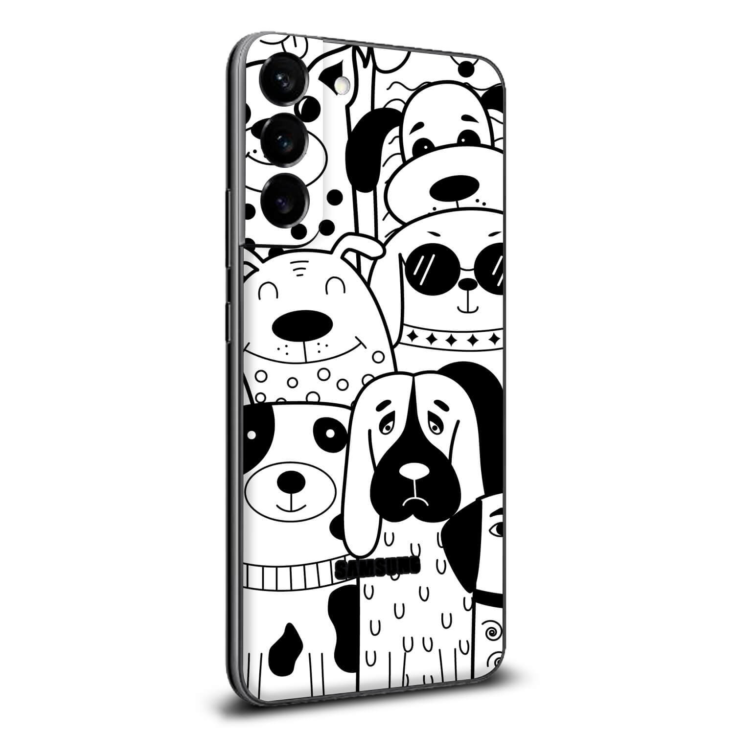 Samsung Galaxy S22 Plus Doodles dog skins