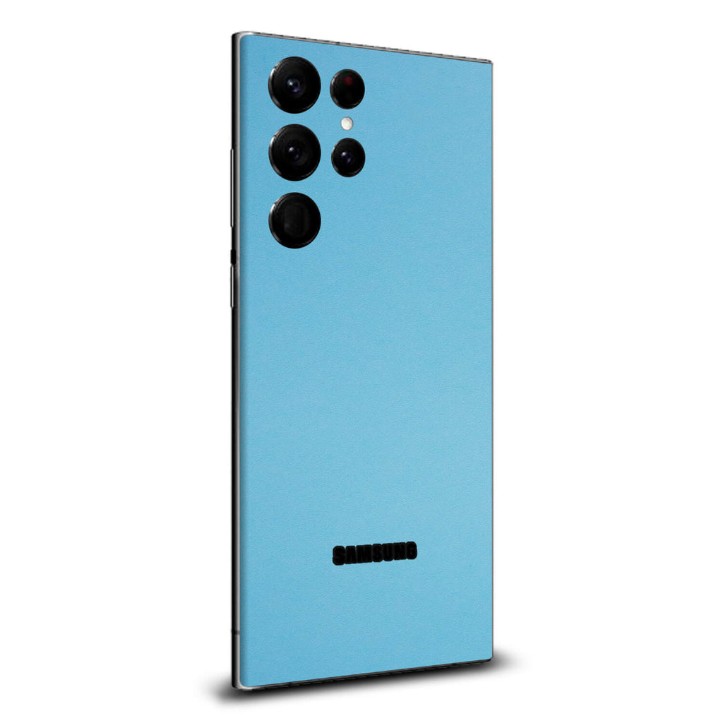 Samsung Galaxy S24 Ultra Textured matt light blue skins