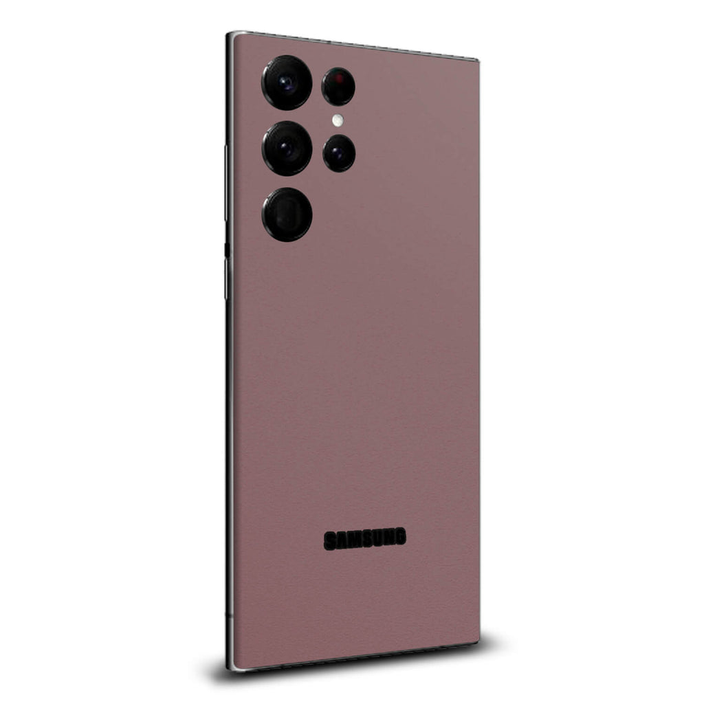 Samsung Galaxy S24 Ultra Textured matt mulberry skins