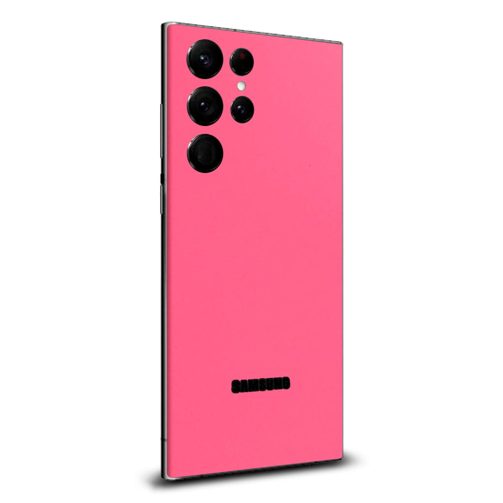 Samsung Galaxy S24 Ultra Textured matt pink skins