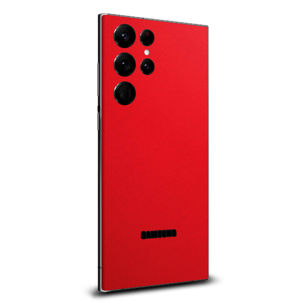 Samsung Galaxy S24 Ultra Textured matt red skins