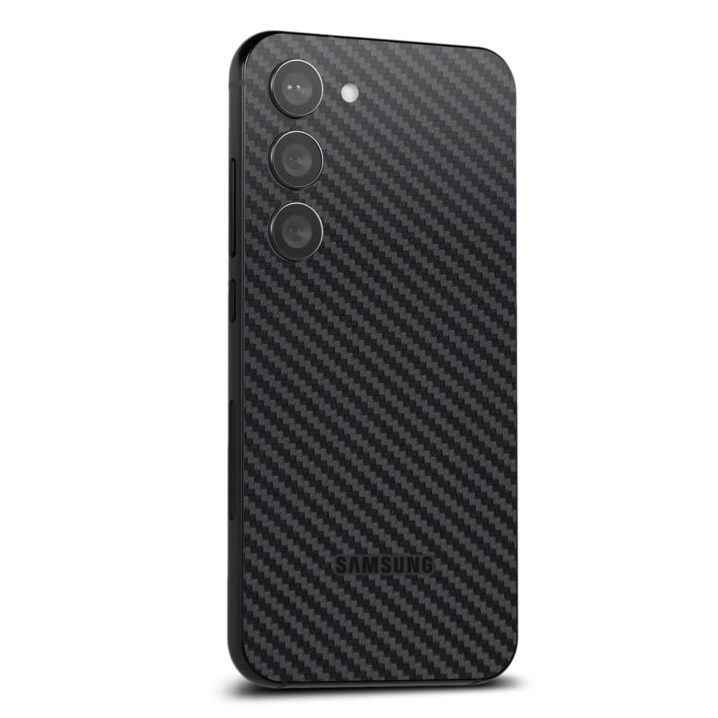 Samsung Galaxy S24 Plus Black carbon fibre skins
