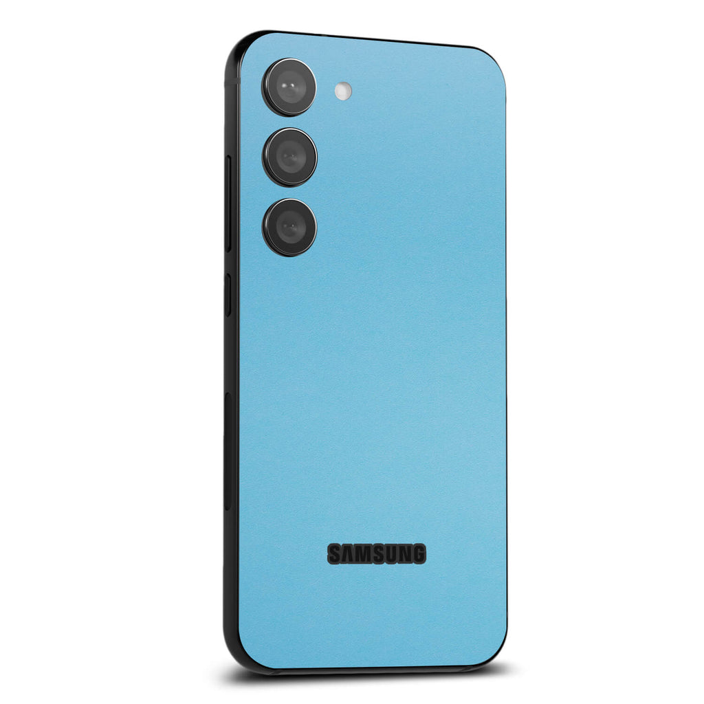 Samsung Galaxy S24 Textured matt light blue skins
