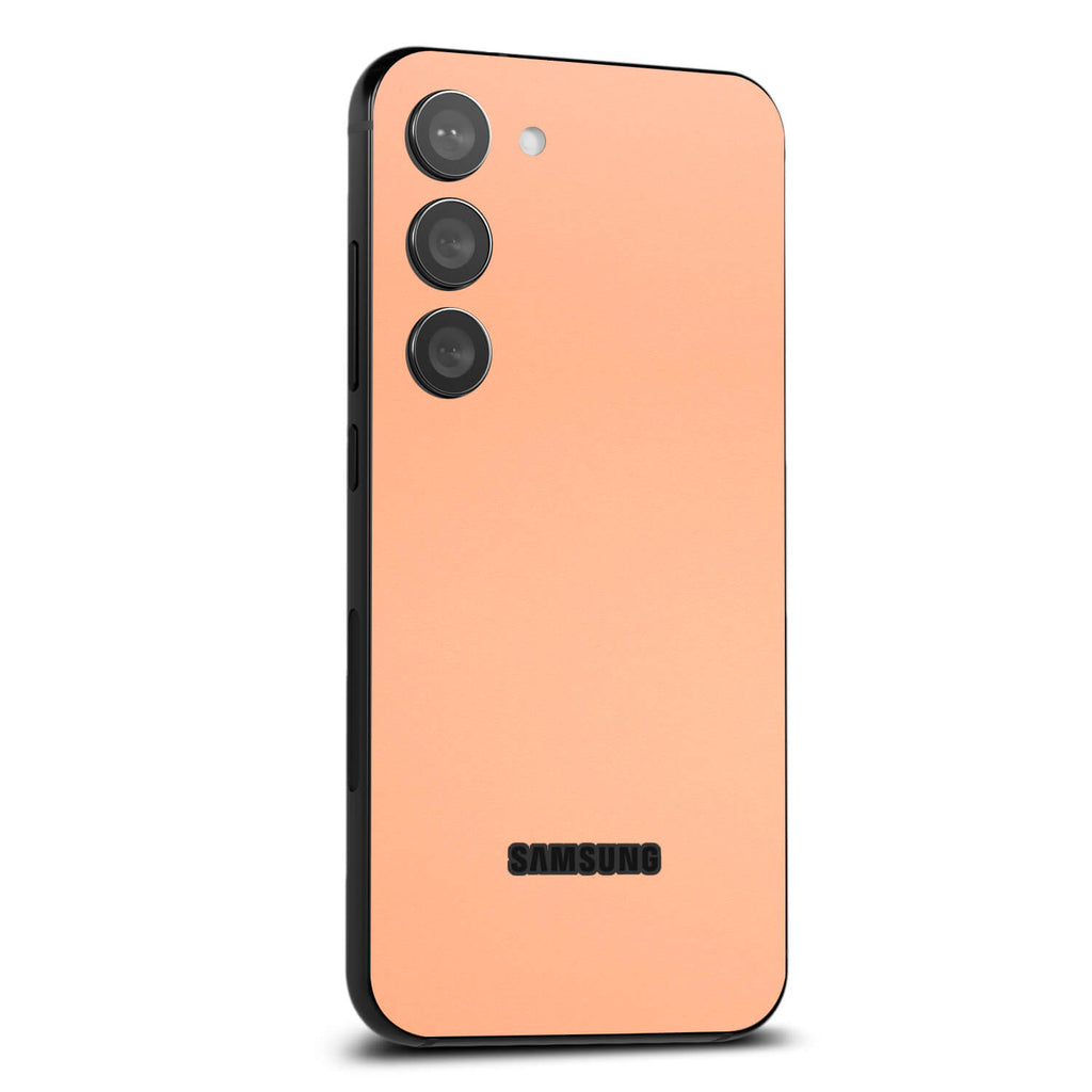 Samsung Galaxy S24 Textured matt peach skins