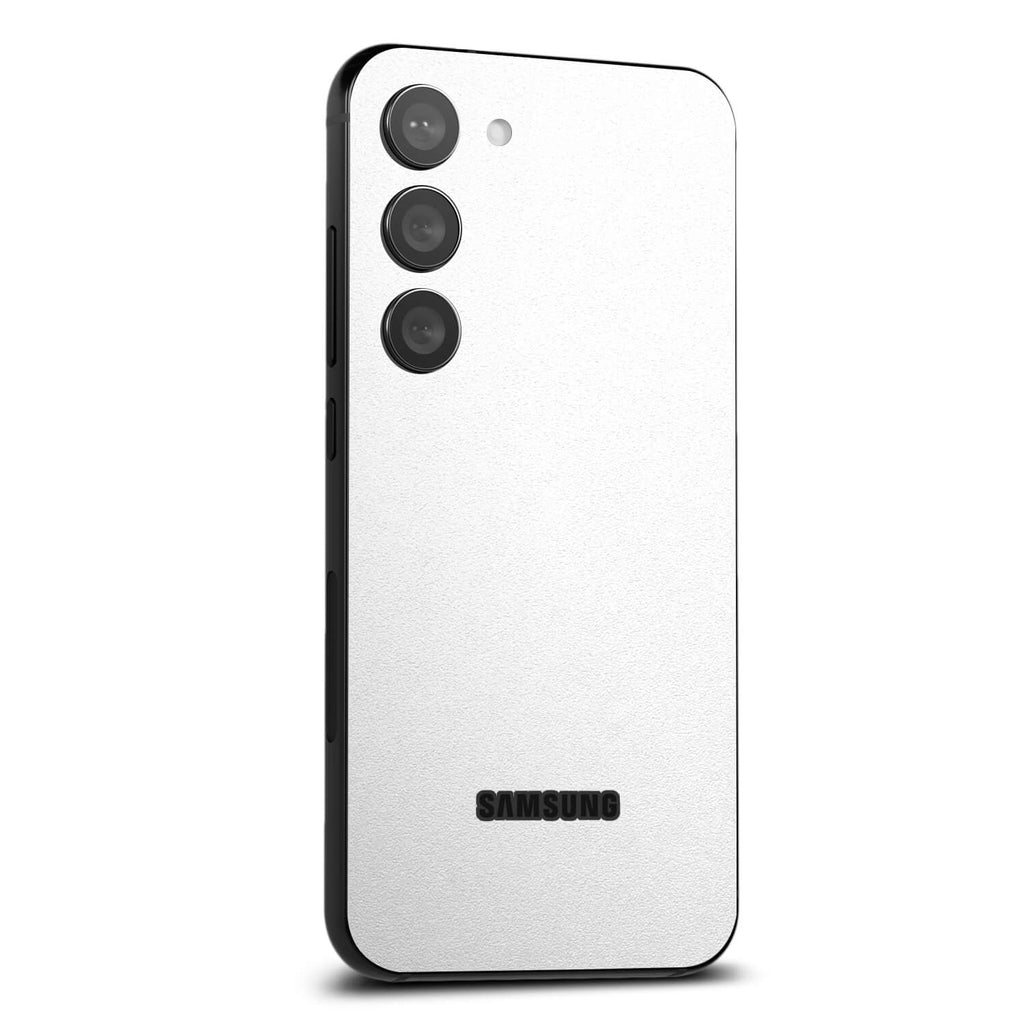 Samsung Galaxy S24 Plus Textured matt white skins