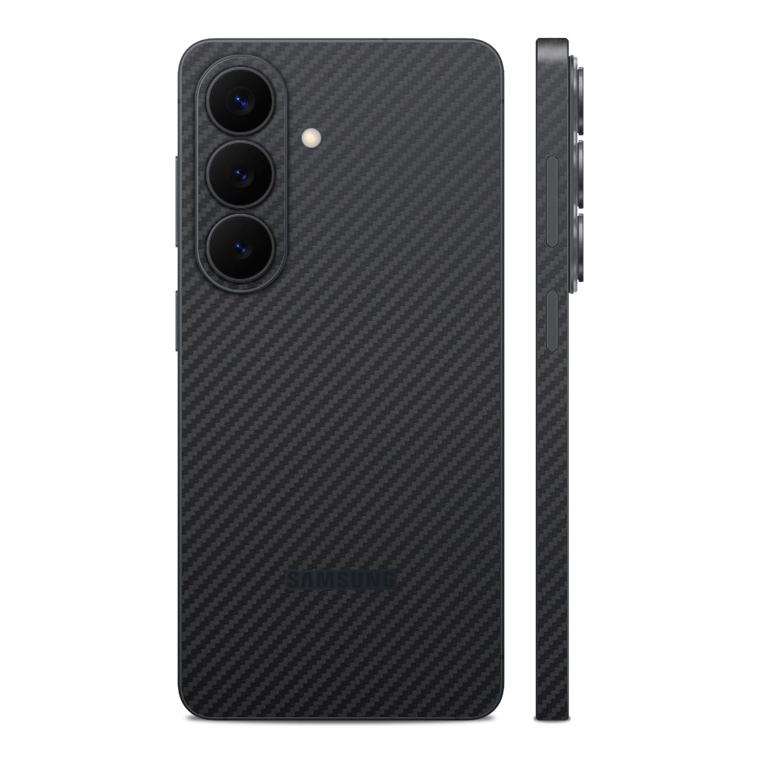 Samsung S26 plus black carbon skins and wraps