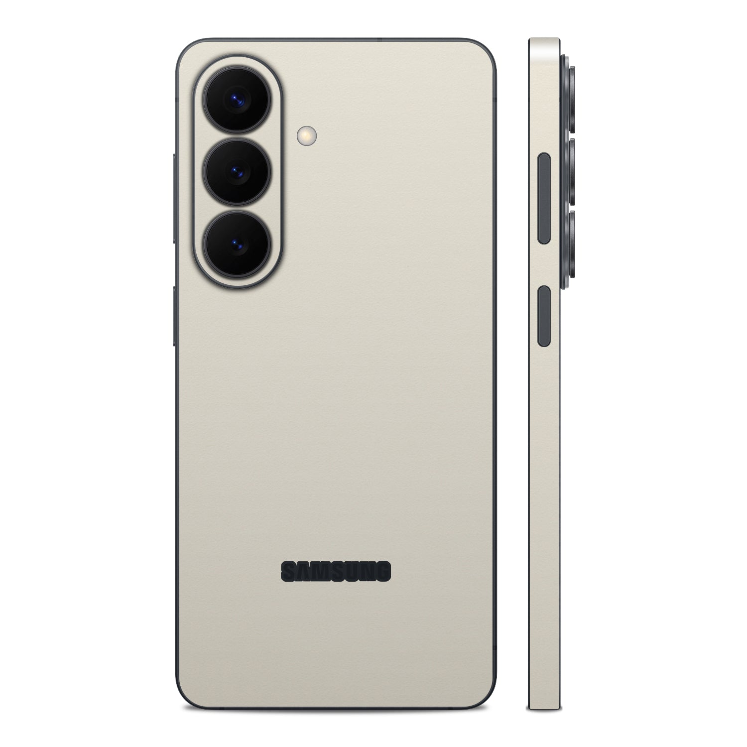 Samsung S26 plus textured matte cream skins and wraps