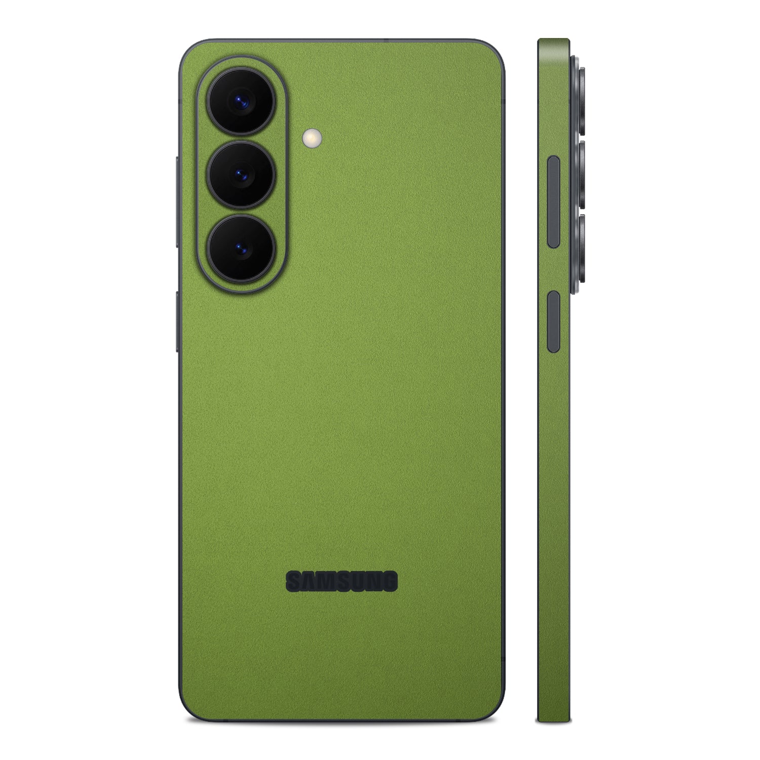 Samsung S26 plus textured matte green skins and wraps