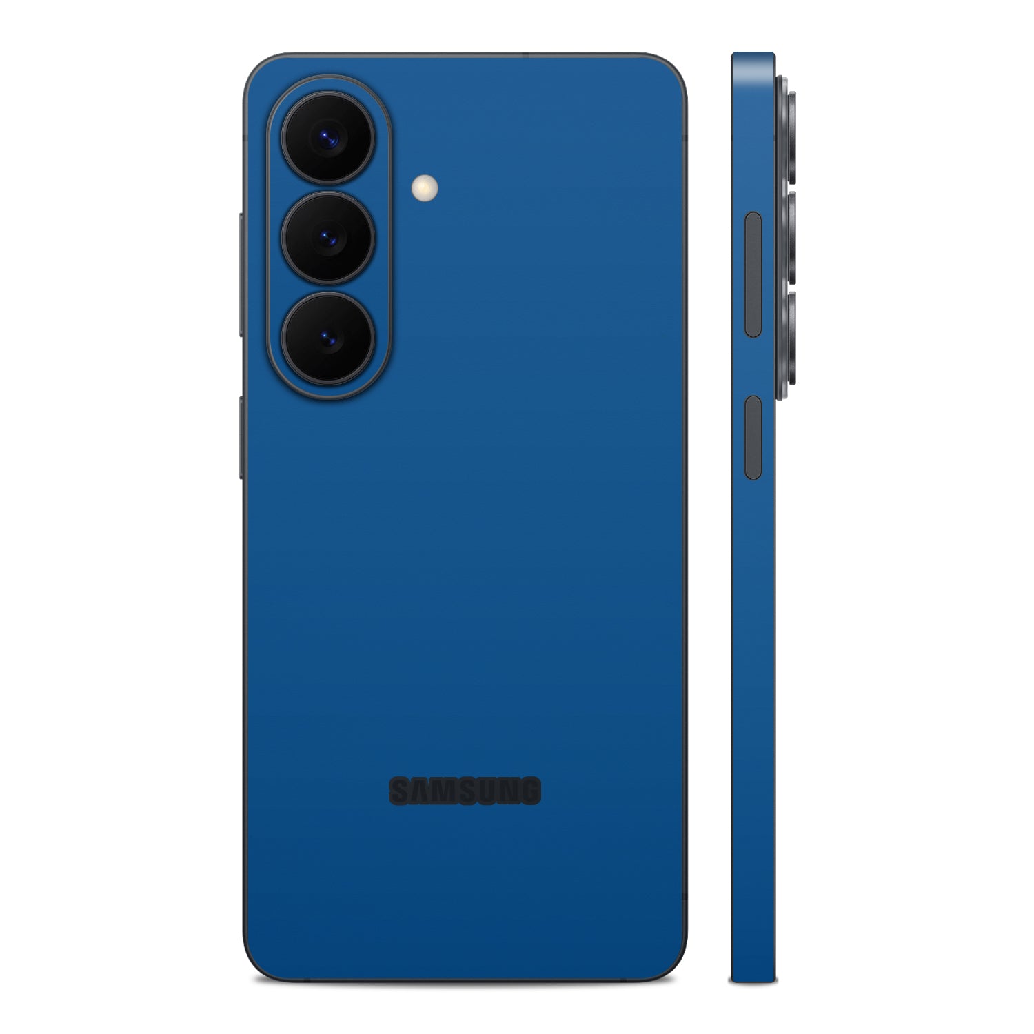 Samsung S26 plus textured matte blue skins and wraps