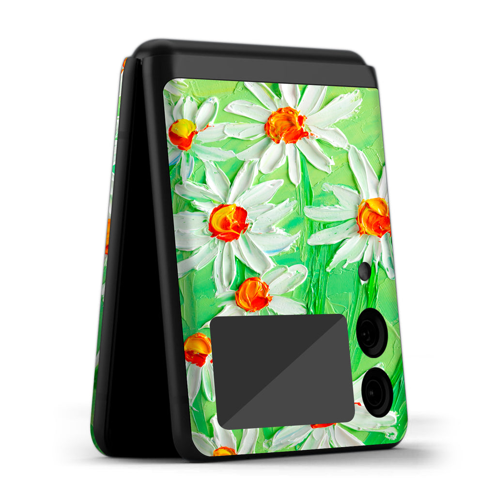 Samsung Galaxy Z Flip 3 Art Daisy Field skin