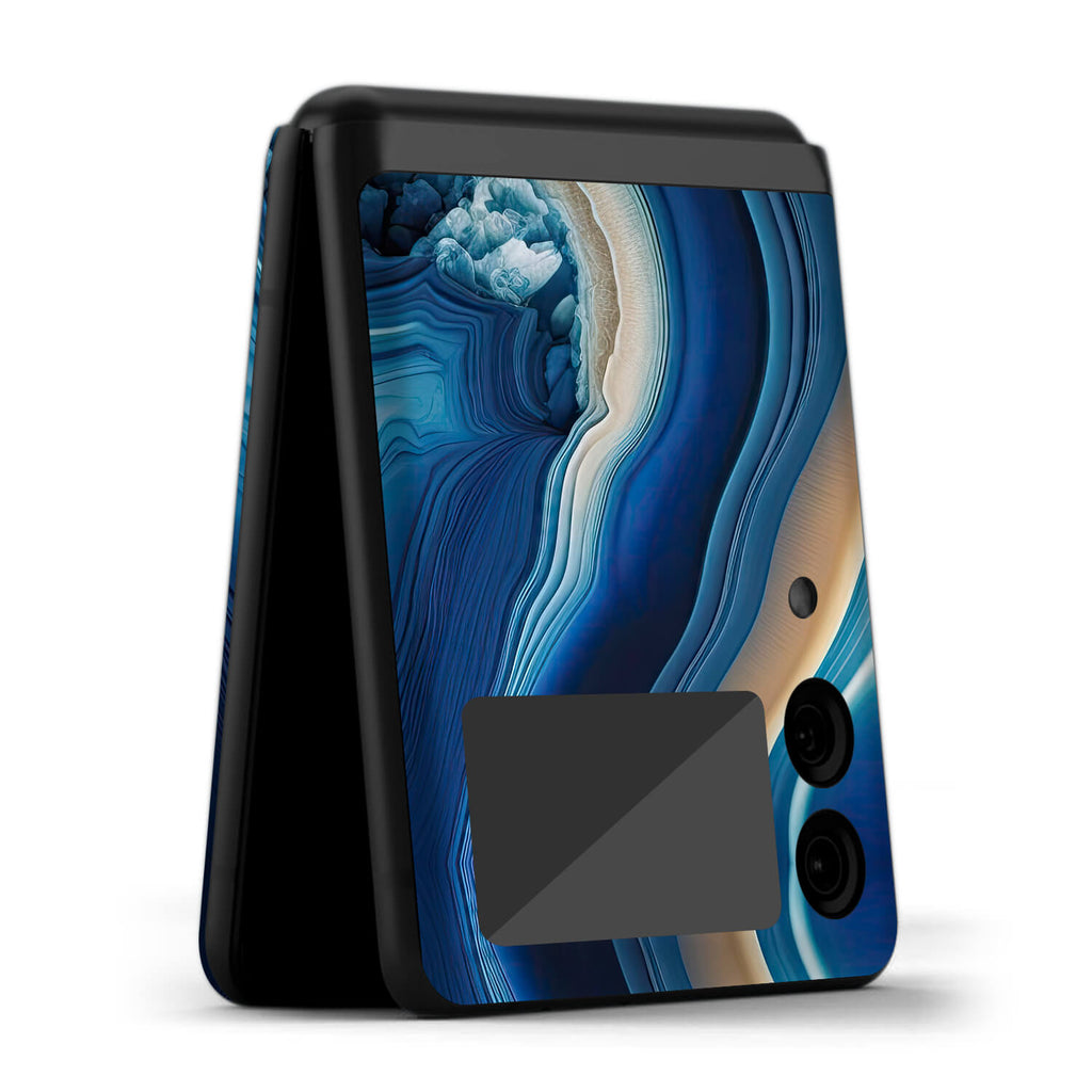 Samsung Galaxy Z Flip 3 Onyx azure skins