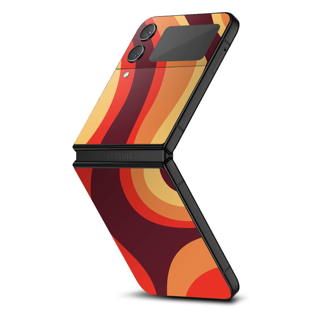 Samsung Galaxy Z Flip 4 Abstract lava skins