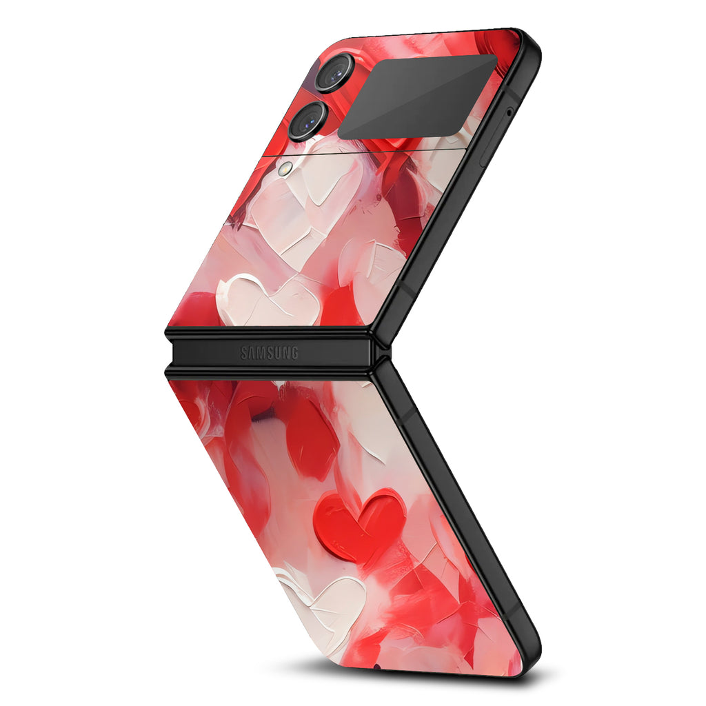 Samsung Galaxy Z Flip 4 Art Love Hearts skin