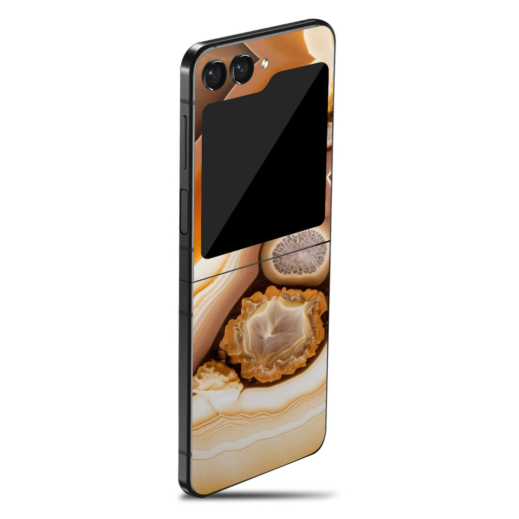 Samsung Galaxy Z Flip 5 Onyx amber skins
