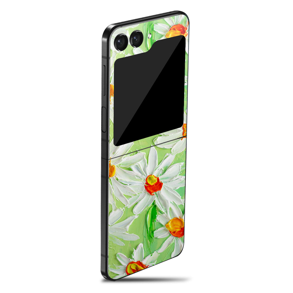 Samsung Galaxy Z Flip 5 Art Daisy Field skin