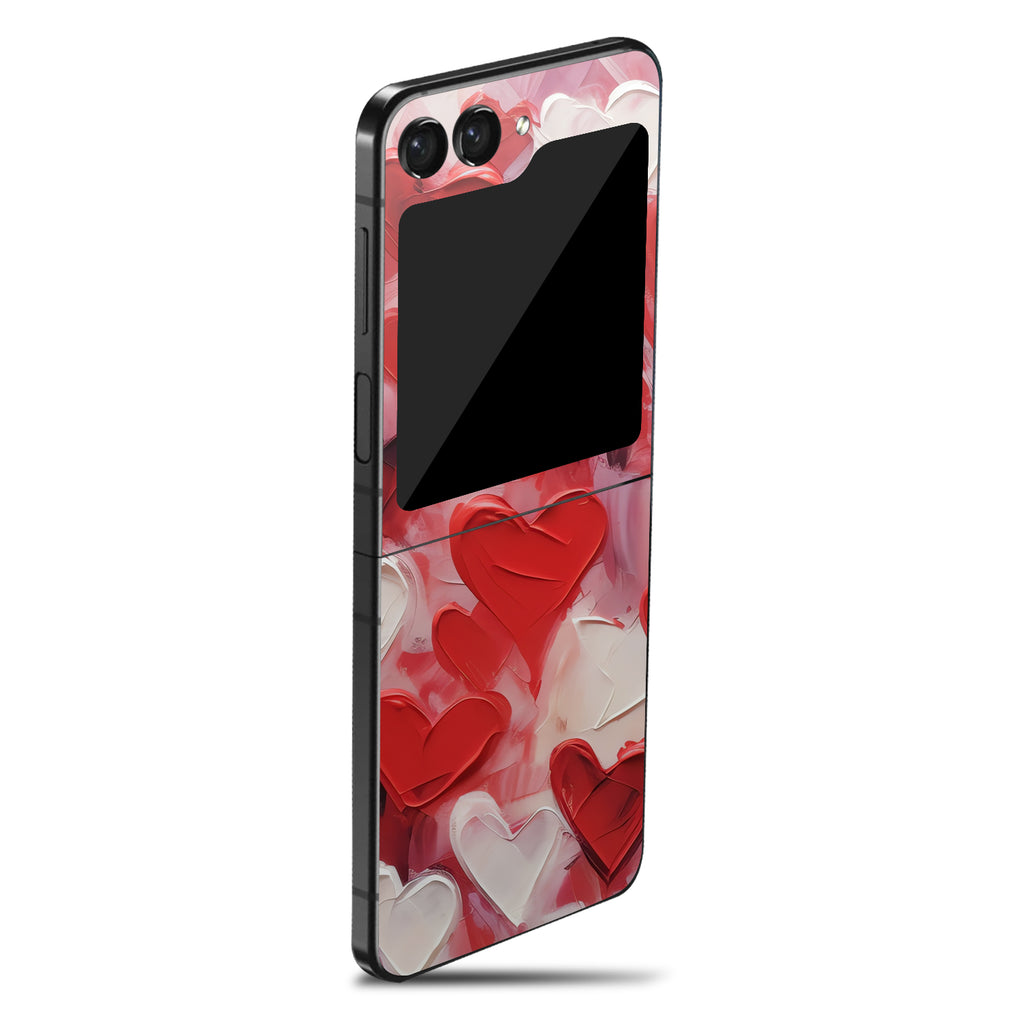Samsung Galaxy Z Flip 5 Art Love Hearts skin