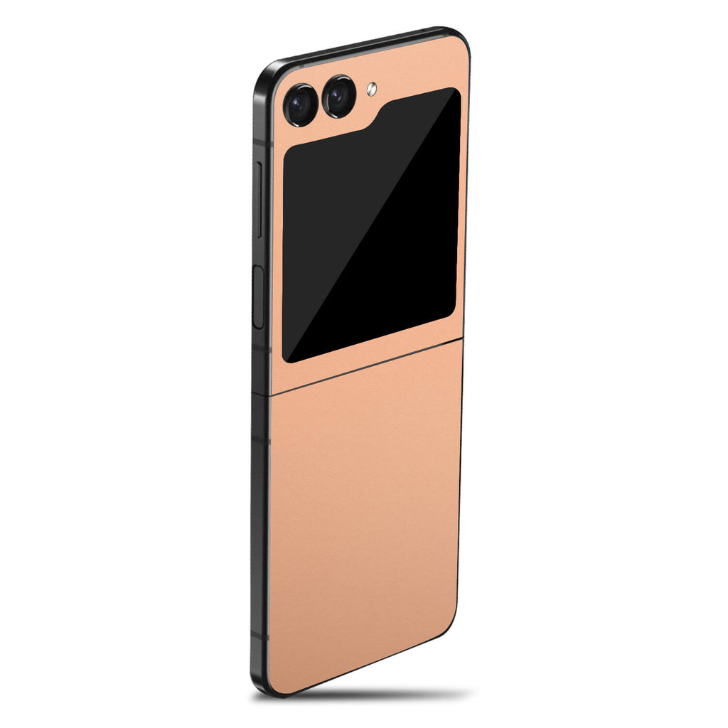 Samsung Galaxy Z Flip 5 Textured matt peach skins