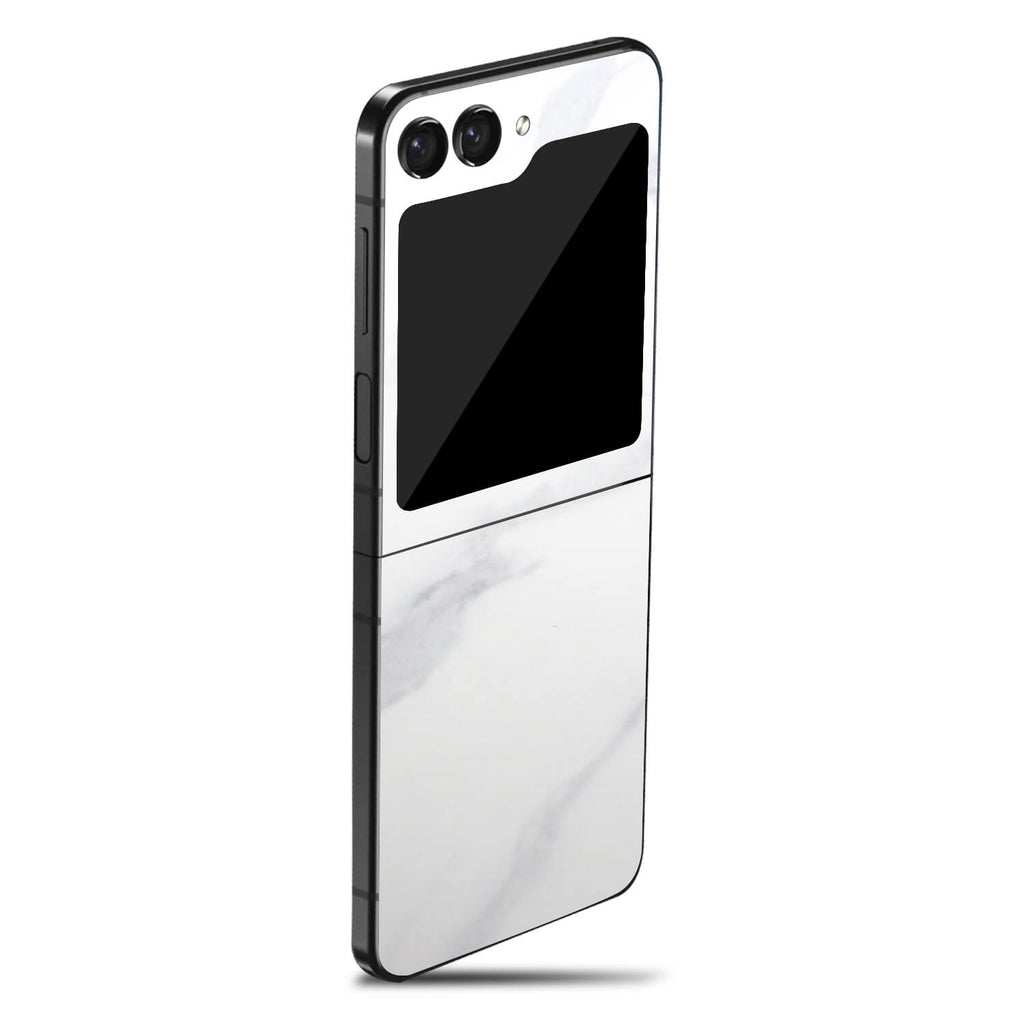 Samsung Galaxy Z Flip 5 White marble skins