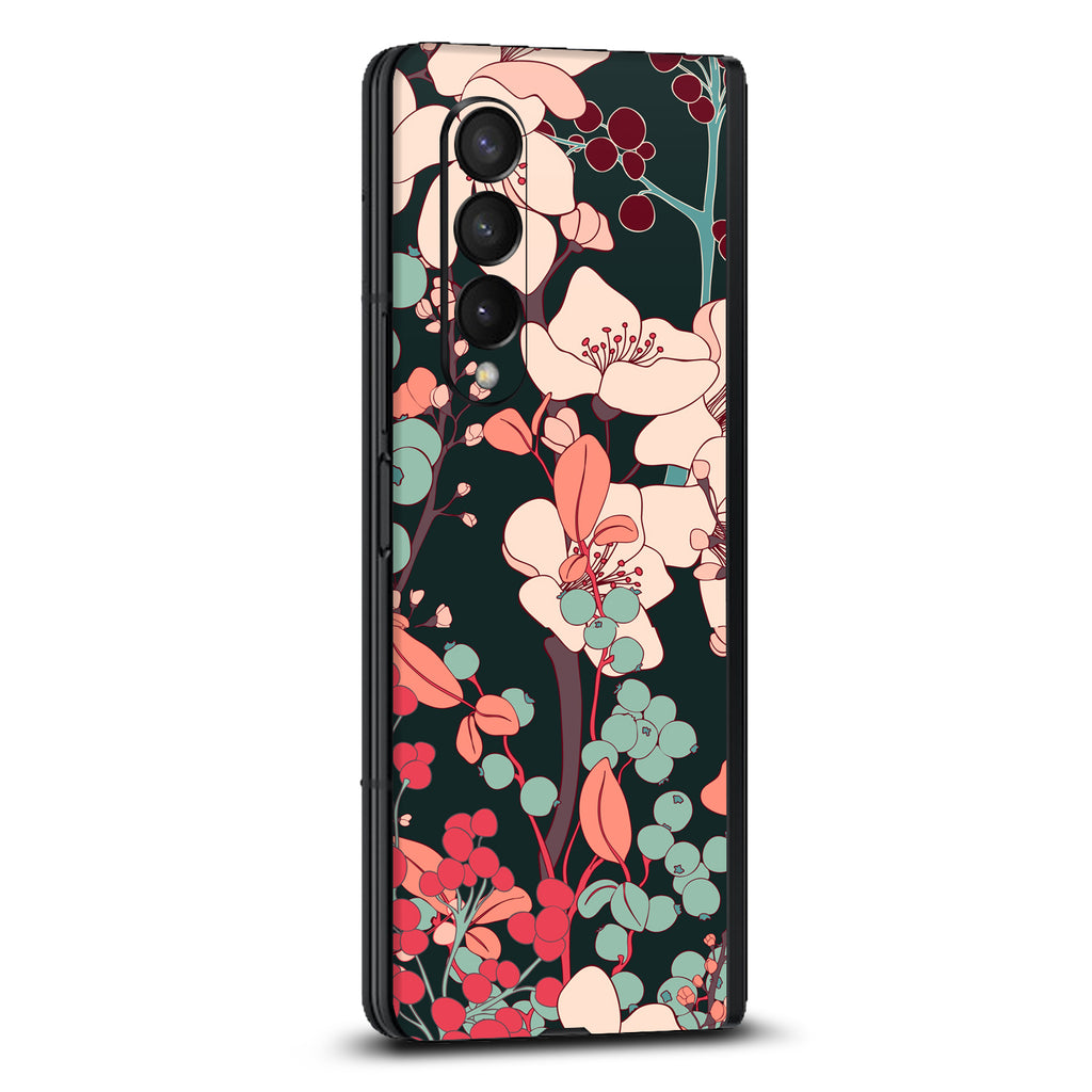 Samsung Galaxy Z Fold 5 Art Vintage Floral skin