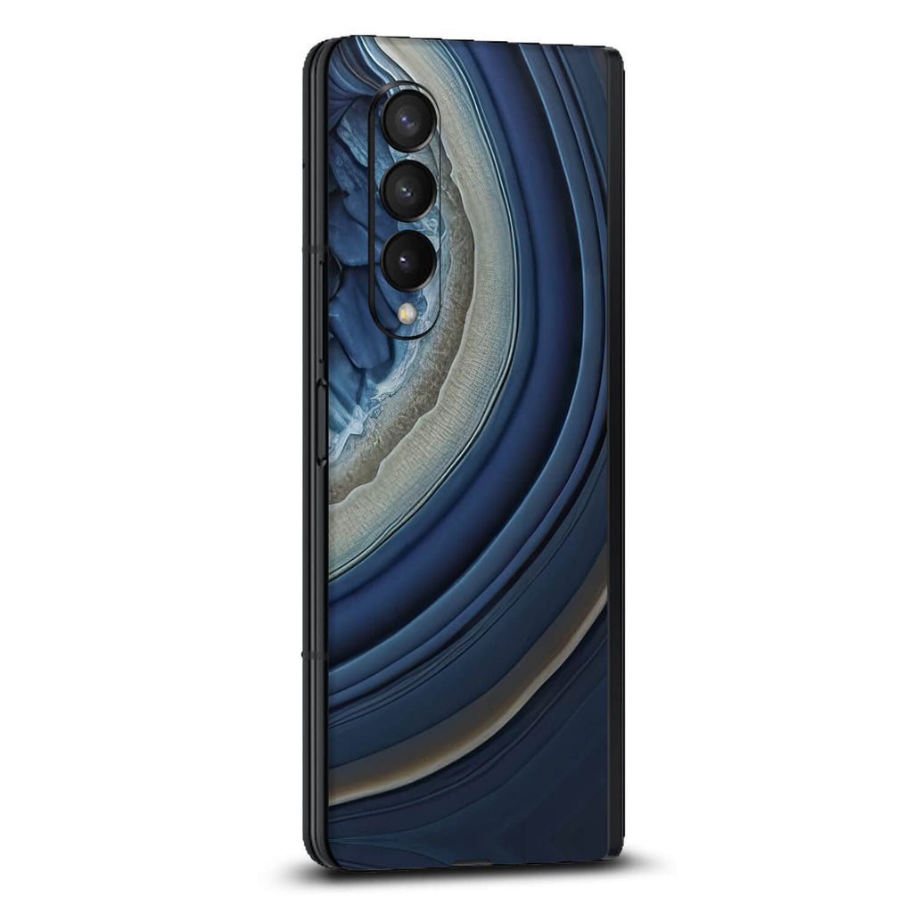 Samsung Galaxy Z Fold 3 Onyx azure skins