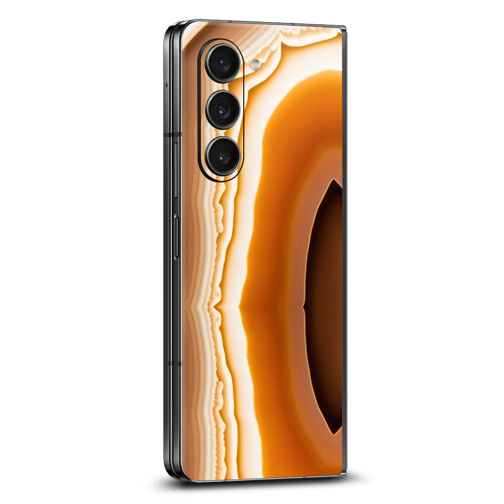 Samsung Galaxy Z Fold 5 Onyx amber skins